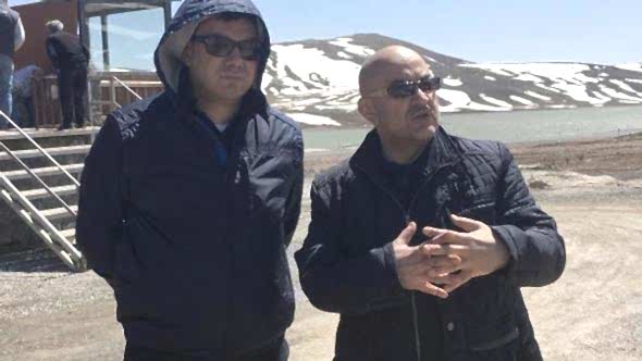 Özbekistan Turizm Bakanı, Erciyes'te incelemelerde bulundu